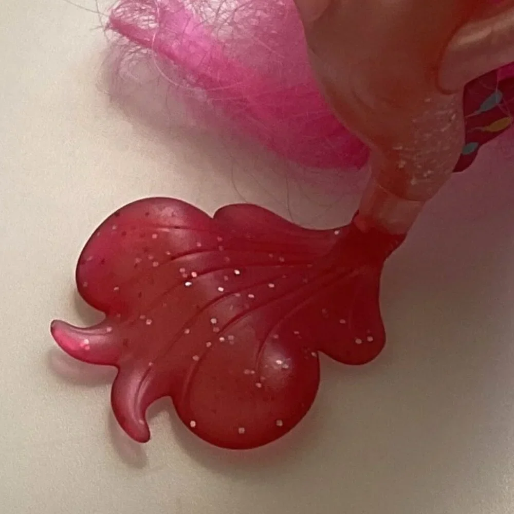 MY LITTLE PONY PINKIE PIE SEAPONY MERMAID GLITTER SPARKLE FIGURINES SET OF 2